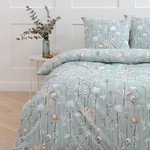 Постельное белье 2,0 поплин с европростыней «Иммортели» Традиция