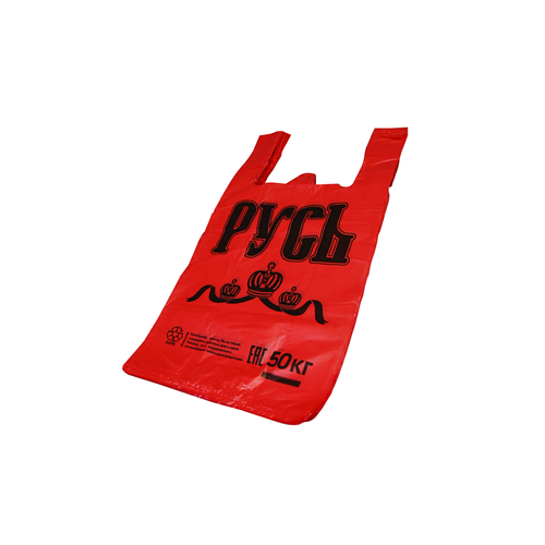 Пакет майка 30+17х55 (А12) Русь красн 100/1000