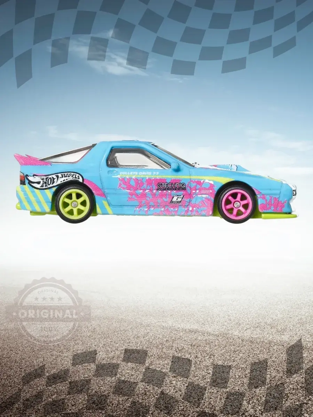 Машинка Хот Вилс Премиум Wheels Mazda RX7 FPY86 JBK60