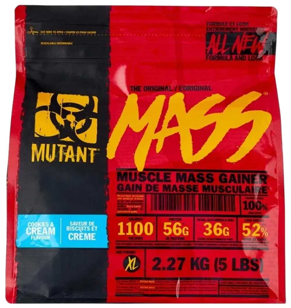 MUTANT Mascle Mass Gainer 2270 гр , Гейнер