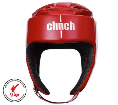 Шлем для единоборств Clinch Helmet Kick красный C142