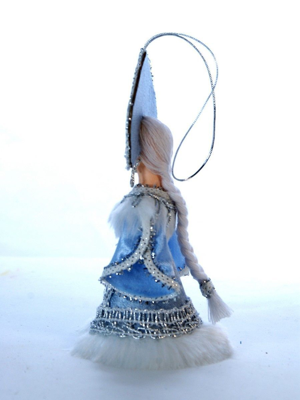 Кукла-подвеска Снегурочка. Елочная игрушка