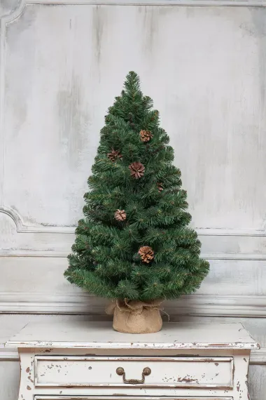 Искусственная елка Снежная королева зеленая 90 см., мягкая хвоя ПВХ, ЕлкиТорг (32090)