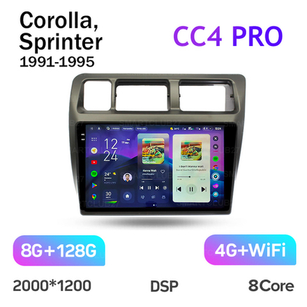 Teyes CC4 Pro 9" для Toyota Corolla, Sprinter 1991-1995