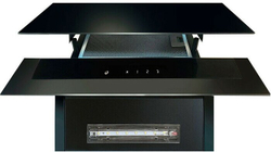 Вытяжка наклонная Ginzzu HKH-213 черное стекло 650м3/час, сенсорное управление, пульт