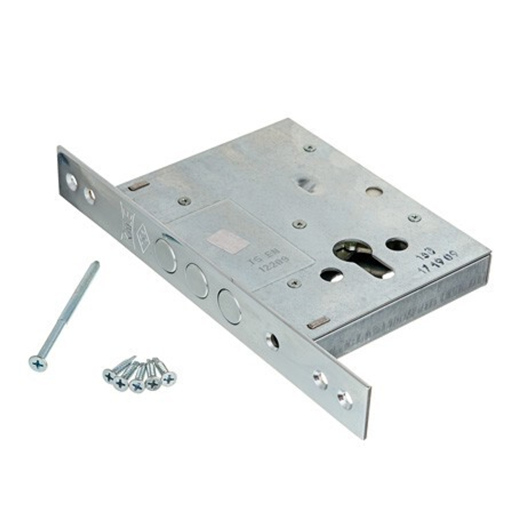 Замок врезной KALE KILIT 257-BS60-CP-(w/o SP, w/o Ros)-PB 25700000078