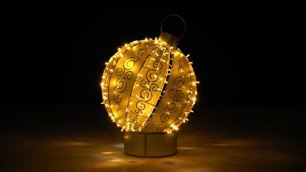 Светодиодная конструкция "Золотой шар"