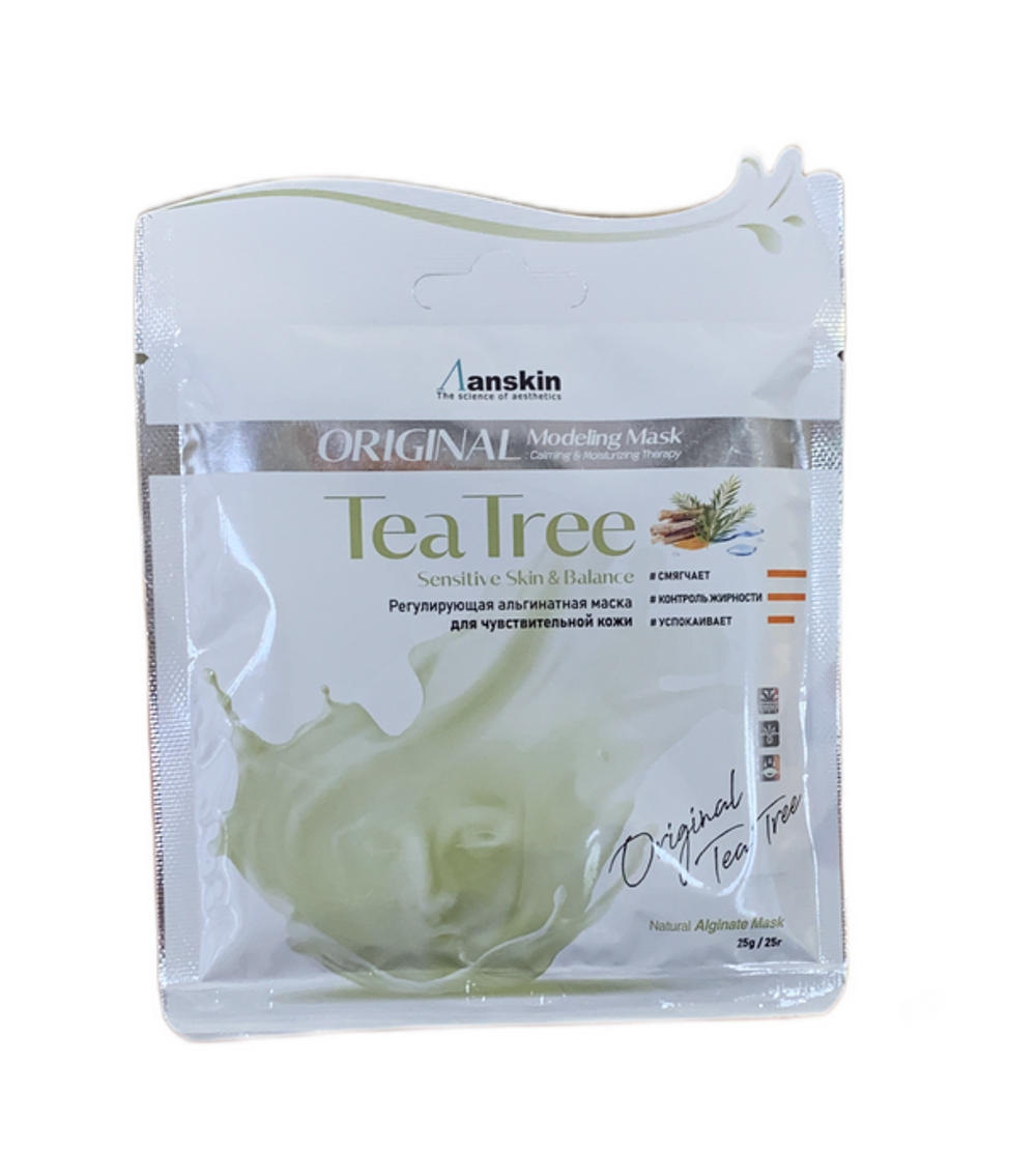 Маска альгинатная с экстрактом чайного дерева Anskin Tea tree Modeling Mask