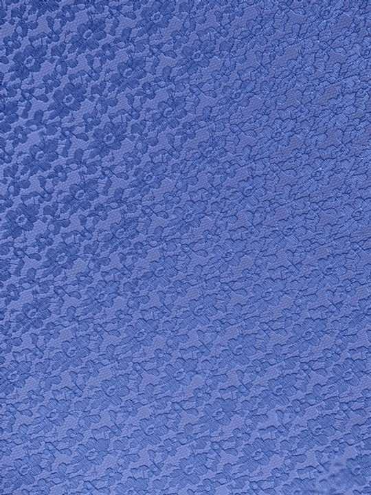 Гипюр капрон голубой темный