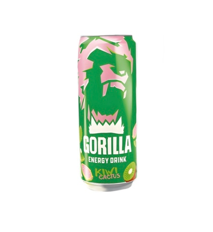 Энергетический напиток Gorilla Kiwi Cactus 0,45 л. ж\б