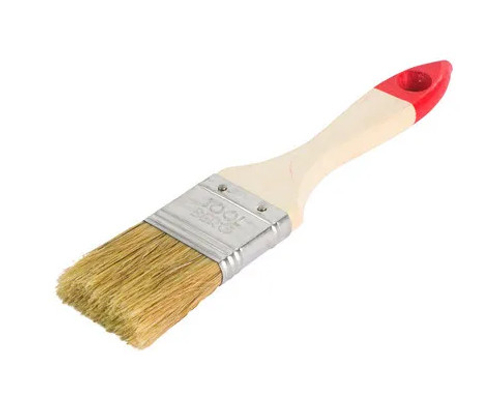 Кисть плоская Классик-Стандарт деревянная рукоятка 38мм