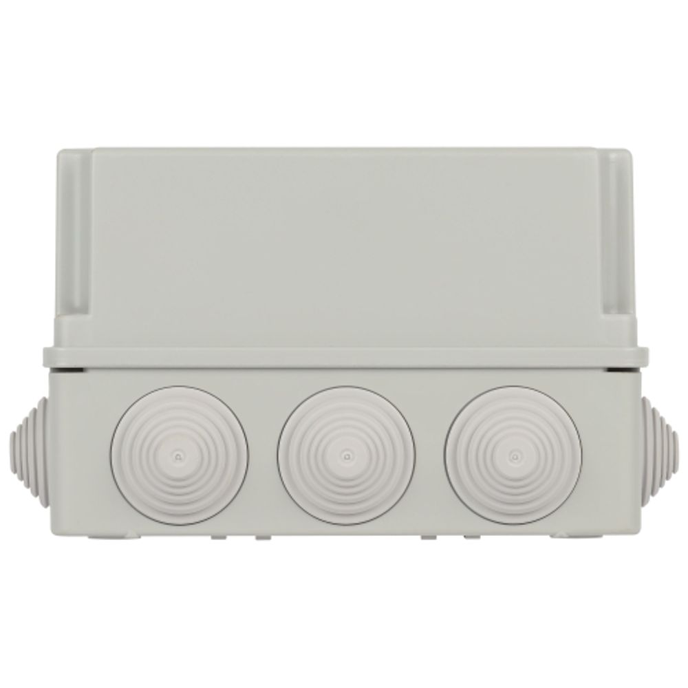 Распаячная коробка ЭРА KORv-190-140-120-10g ОП серая 190х140х120мм на винтах 10 гермовводов IP55