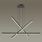 3890/48L L-VISION ODL20 329 черный/металл Подвесной светильник LED 4000K 48W 220V RUDY