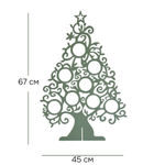 Декоративная елка настольная, новогодняя из фанеры, эвкалипт, Dipriz