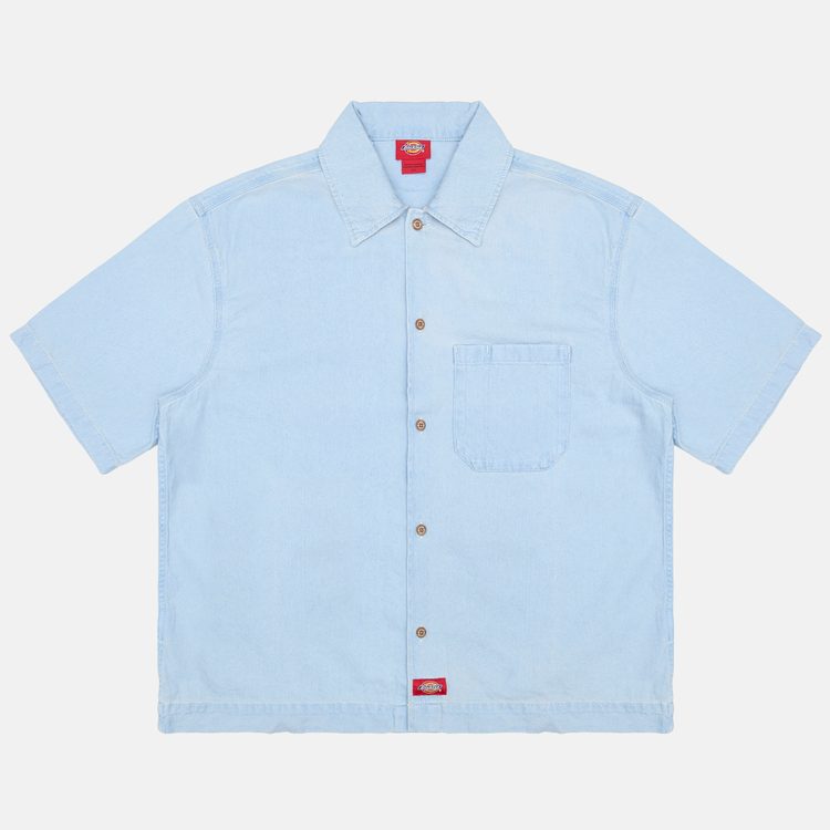 Рубашка мужская Dickies Short Sleeve Denim Shirt 