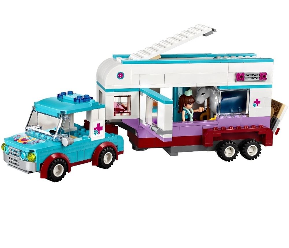 LEGO Friends: Ветеринарная машина для лошадок 41125 — Horse Vet Trailer — Лего Друзья Продружки Френдз