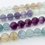 Бусины Флюорит (высокое качество!), диаметр 8-8,4 мм, цена за нить 50 шт
