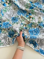 Ткань штапель для шитья 3 м плательная летняя вискозная