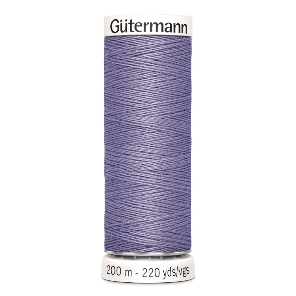 Нить Sew-All 200 м, Gutermann, 202 бледно серо-сиреневый