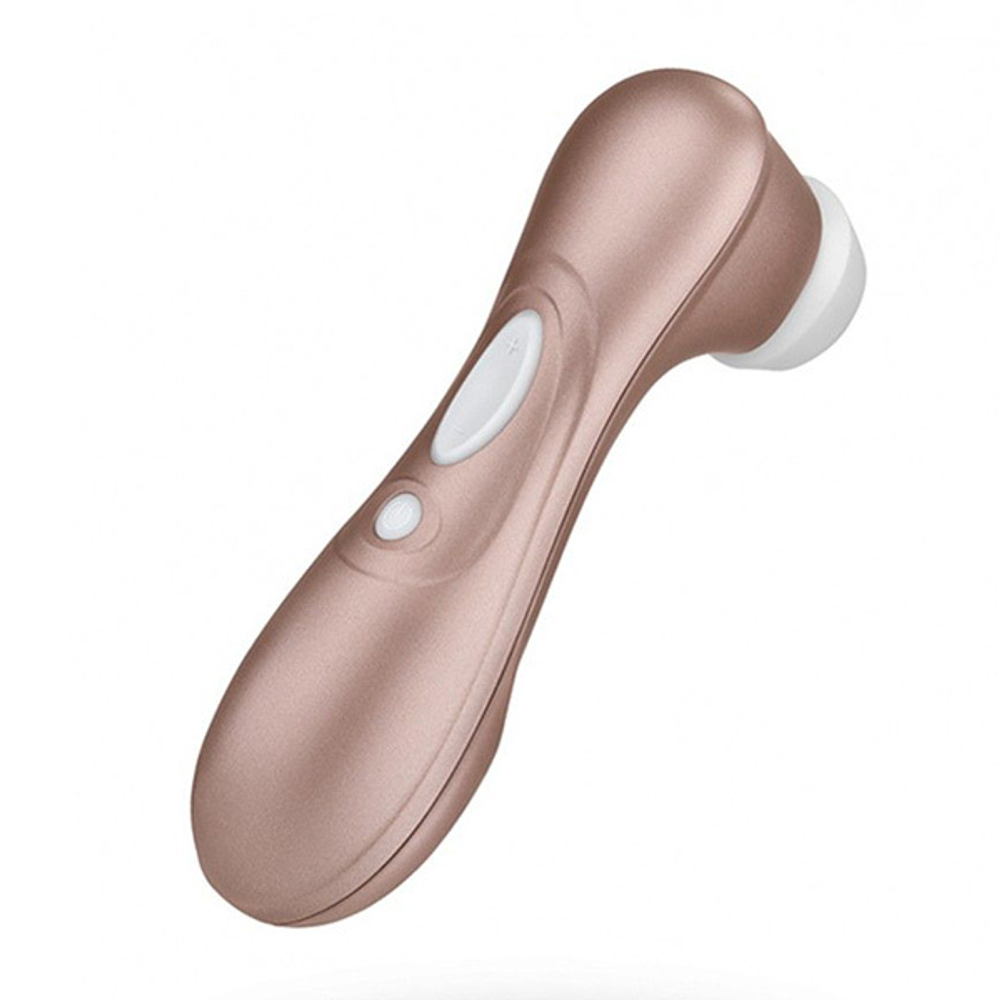 Бронзовый вакуум-волновой клиторальный стимулятор 16см Satisfyer Pro 2