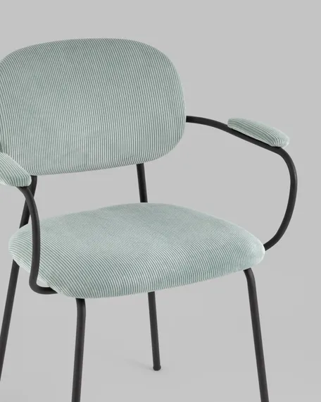 Стул Brant серо-голубой вельвет