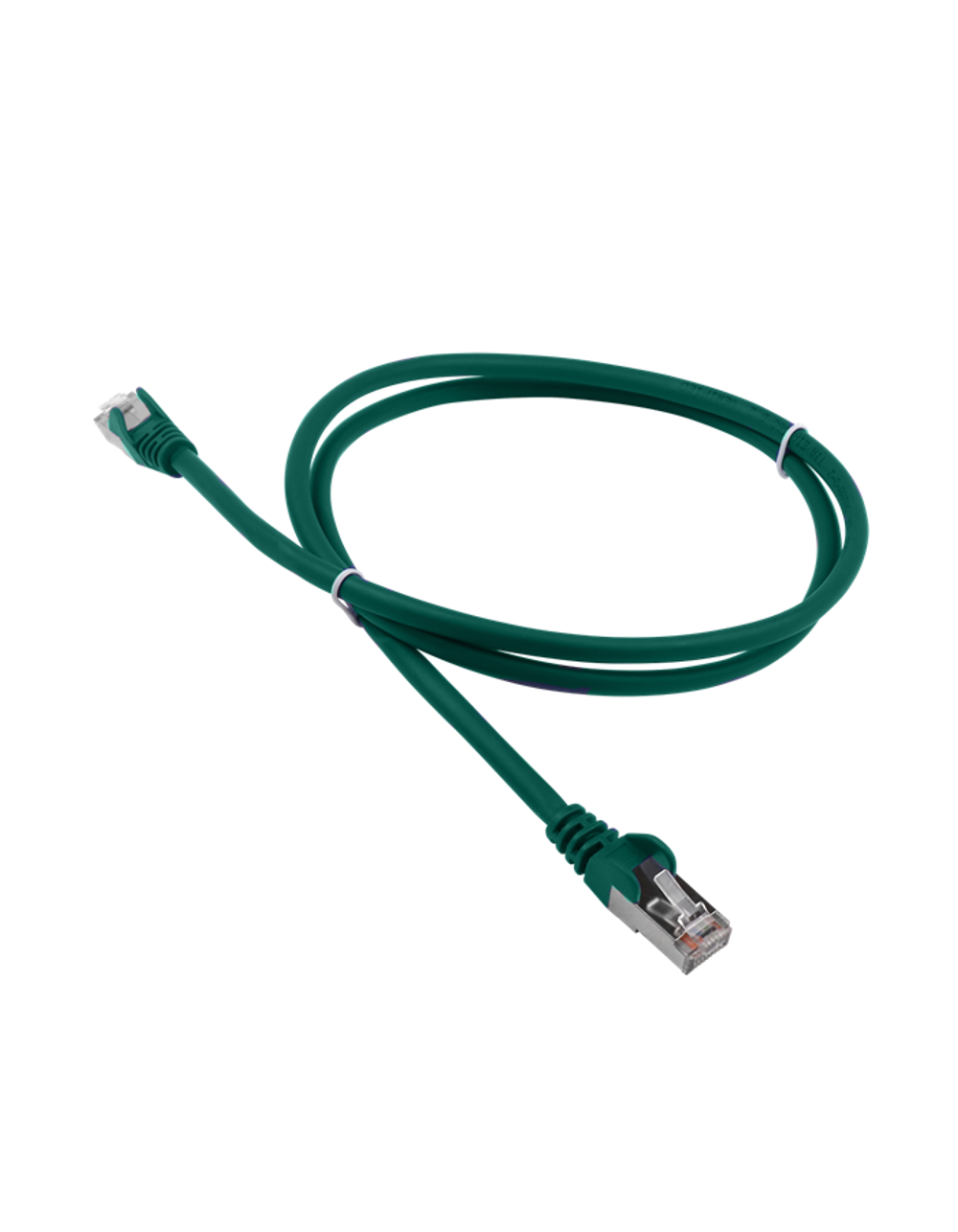 Патч-корд LANMASTER LSZH FTP кат.5e, 10 м, зеленый