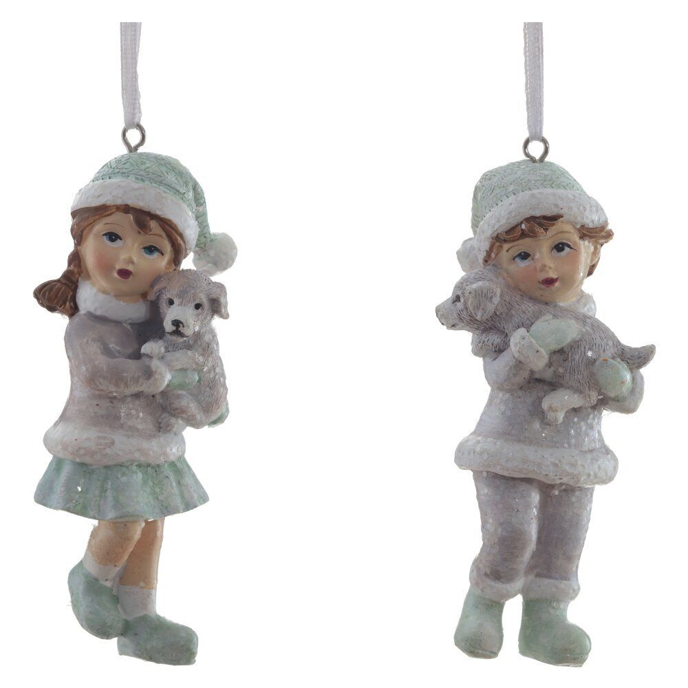 GAEM Изделие декоративное подвесное "Мальчик/Девочка", L4,5 W4 H10,5 см, 2в.