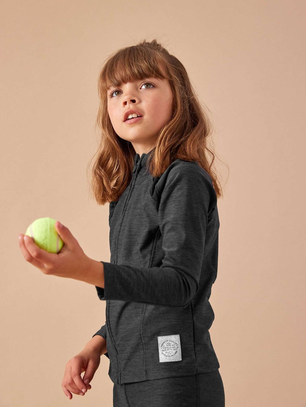 Куртка спортивная для девочки Next 174-402, Темно-серый