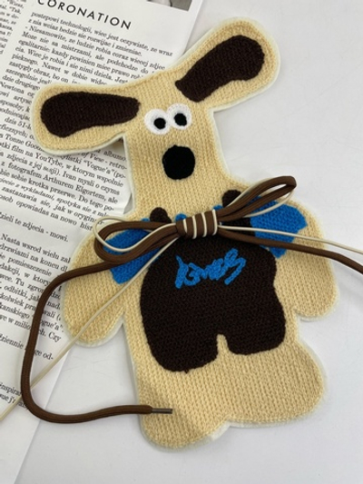 ПЕС В СИНЕЙ ФУТБОЛКЕ - Нашивка 27х19см (1106 Вера)