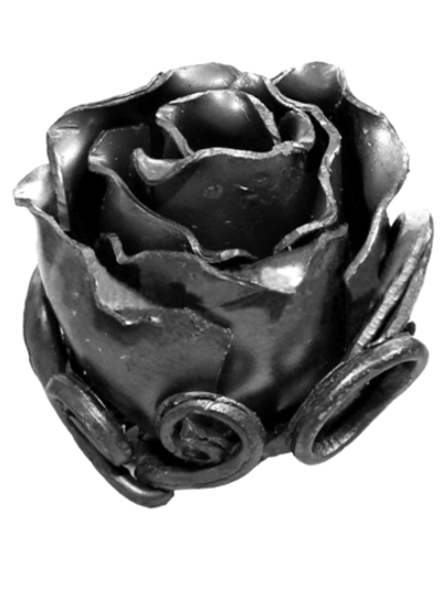 Кованый элемент "Бутон розы" малый, Диаметр: 60 (1,2мм), вес 0,163 кг.