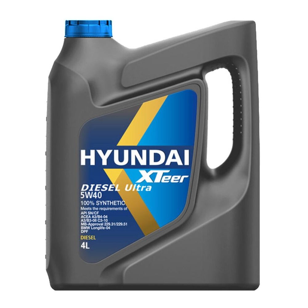 HYUNDAI XTEER Масло моторное Diesel Ultra 5W40 синт. 4 л