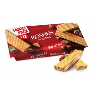 ВАФЛИ ROSHEN WAFERS HAZELNUT 216ГР