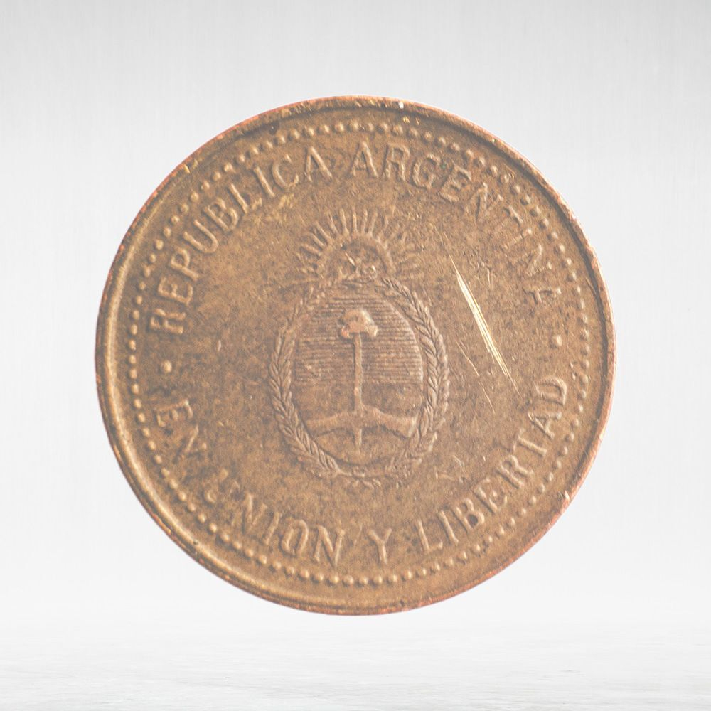 Argentina, 10 Centavos, 2008, VF