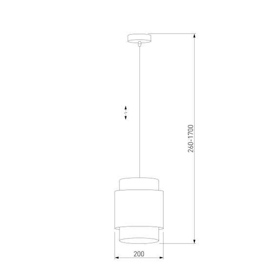 Подвесной светильник TK Lighting 6528 Boho White