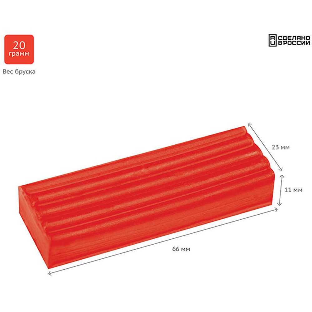 Пластилин 12 цветов Гамма Мультики, 240гр, со стеком, картон.упак. 280018