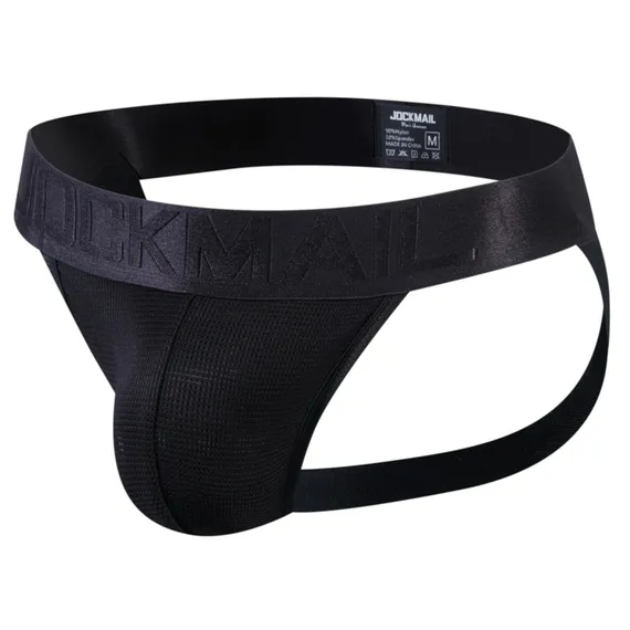Мужские трусы джоки черные JOCKMAIL JM4023-2