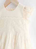 Платье для девочки Next N34-642, Кремовый