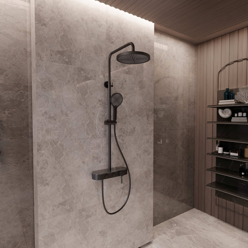 Душевая стойка Vincea VSFS-402MB, черный матовый