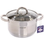 Набор посуды из нержавеющей стали VICALINA 4 предмета (4 кастрюли 1,9л, 2,7л, 3,6л, 6,0л) VL-585