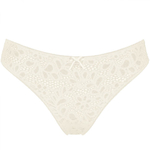 Кружевные трусики-бразилиана Amy (Размер: S) (Цвет: пудровый)