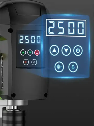 Станок сверлильный настольный BG-516809 для широкого спектра материалов, 0-2500 об/мин, 400 Вт, плавная регулировка оборотов, стационарная дрель с лазерным указателем