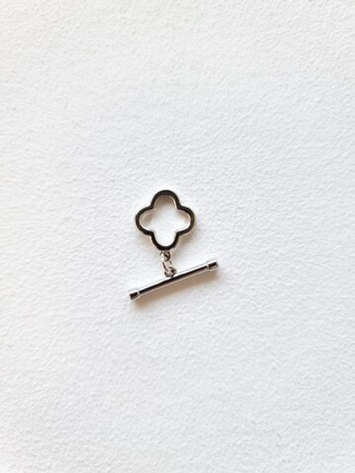 0594-р Тогл "Четырехлистник", родий