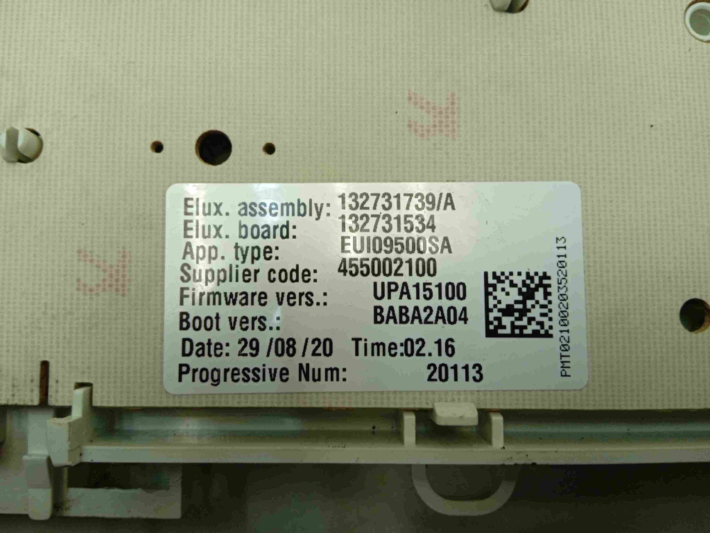 ZWY61023C кт196 Модуль индикации для стиральной машины Zanussi 132731534 б/у