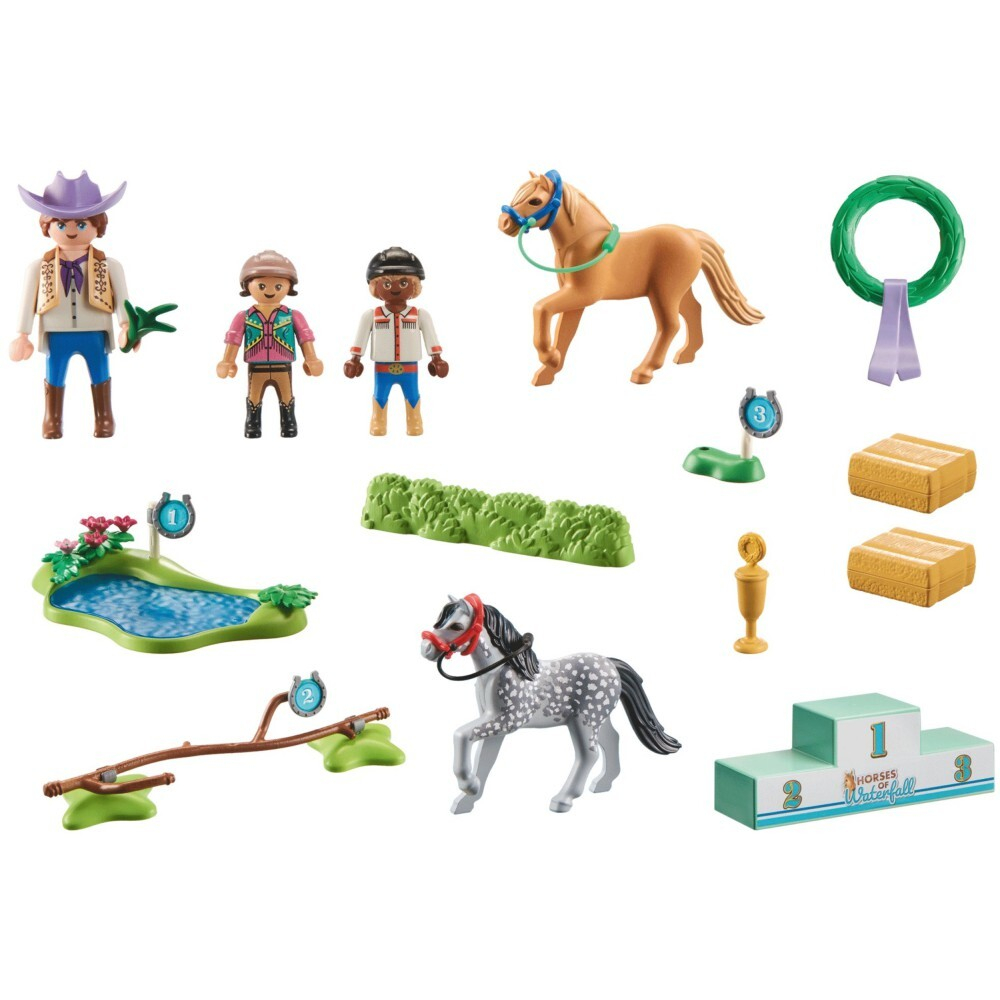 Playmobil - Лошади водопада Турнир пони 71495 / артикул   71495  / GTIN 4008789714954