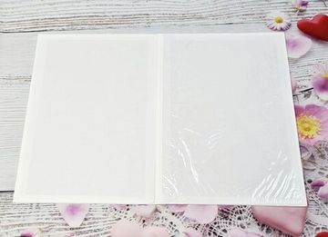 Для свидетельства о браке А4, сердечки