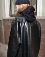 Рубашка из искусственной кожи змеи