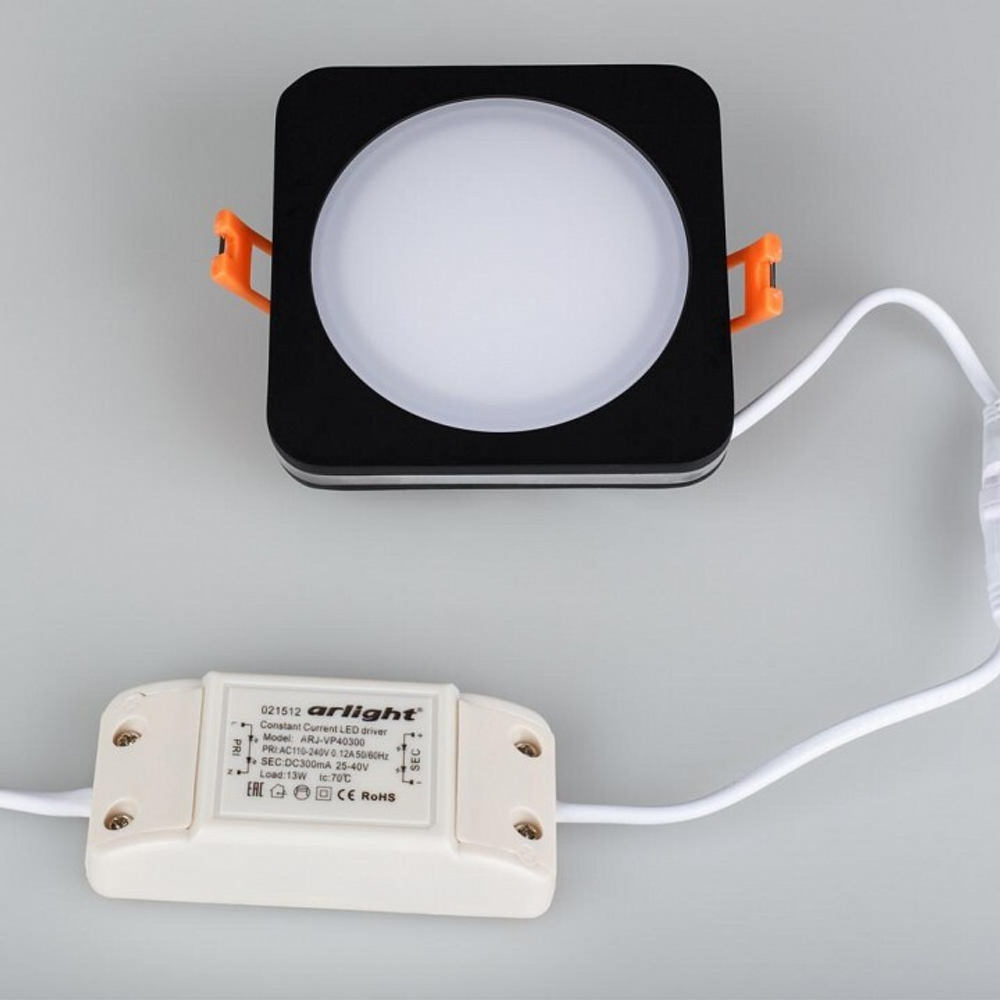 Встраиваемый светильник Arlight Ltd-96 Ltd-96x96SOL-BK-10W Day White