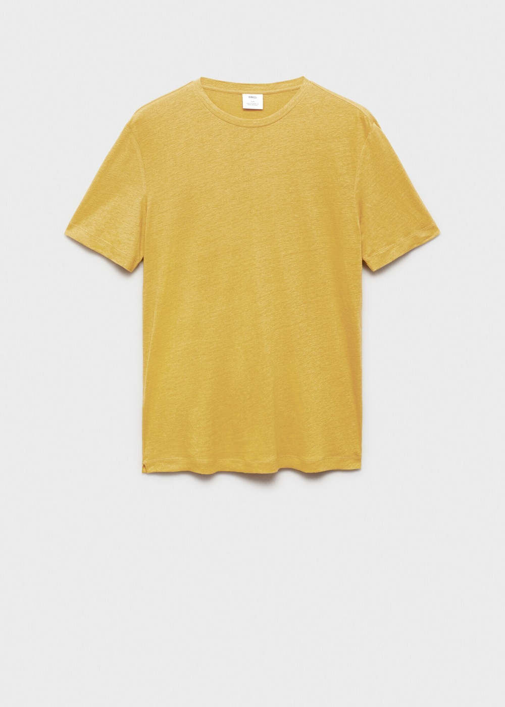 Льняная футболка slim fit