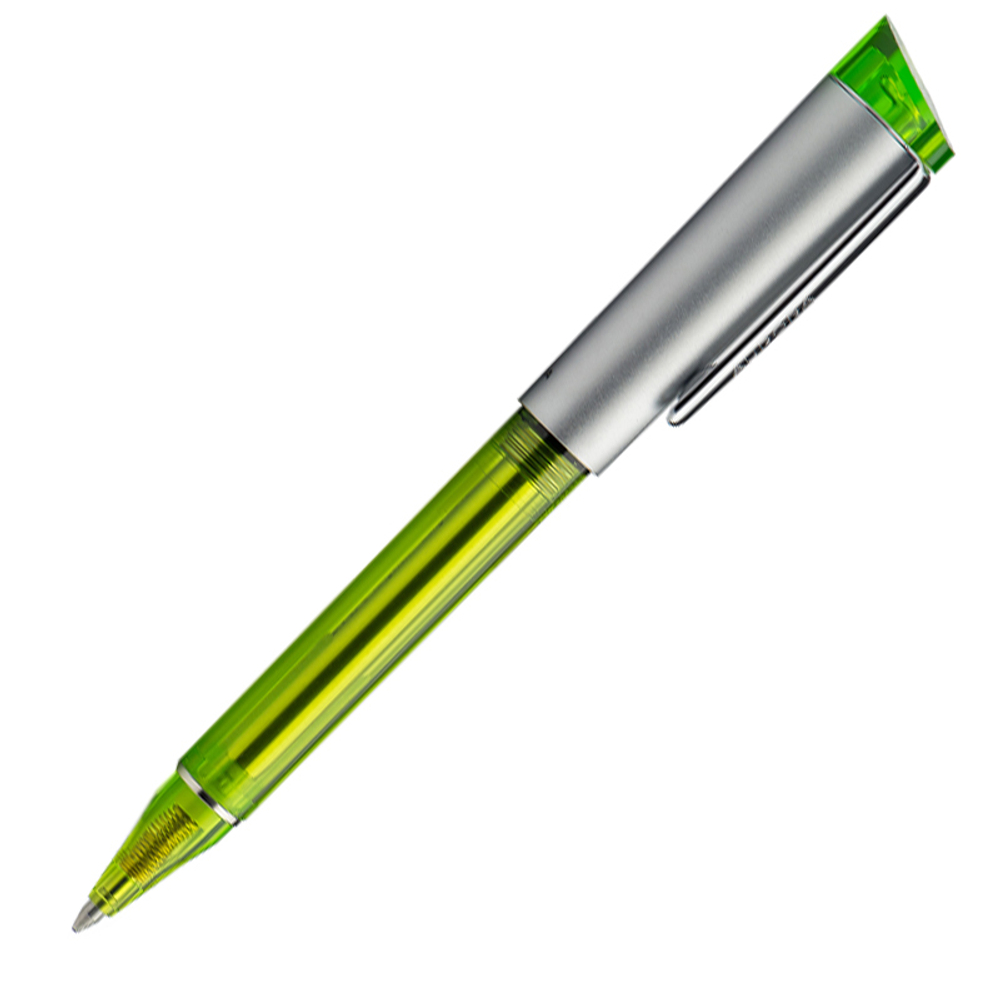 Шариковая ручка Aurora Kappa Green satin chrome CT, в подарочной коробке