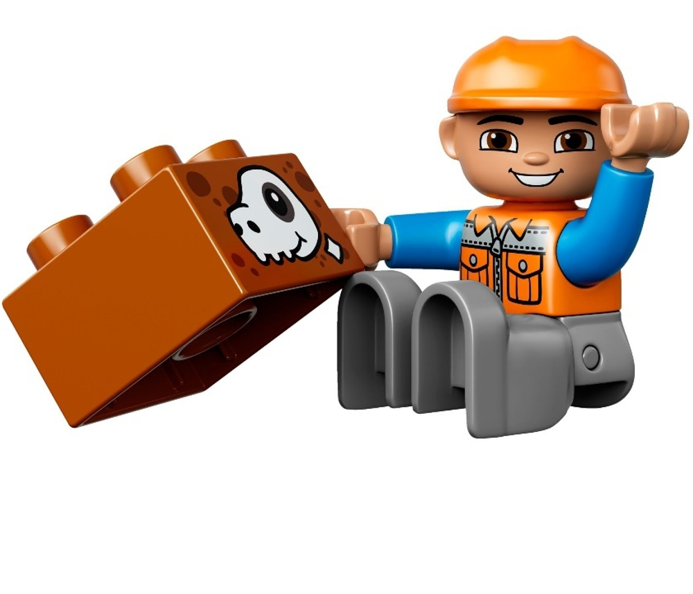 LEGO Duplo: Экскаватор-погрузчик 10811 — 10811 Backhoe Loader — Лего Дупло